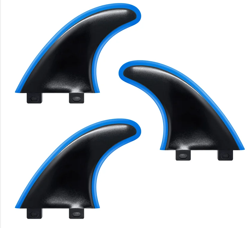 Aletas para tabla de surf MDUG, con tornillos, peine, llave, juego de 3
