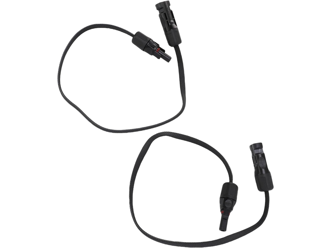Cable De Extensión Solar De Cobre Puro De 6 Mm², Par De Cables Fotovoltaicos Macho Preterminados.