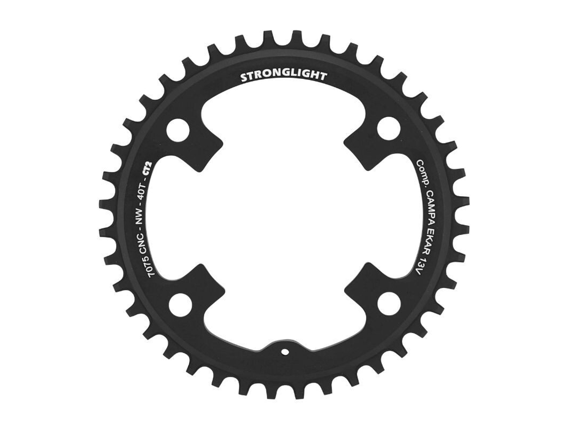 Bandeja gravel 4 branches STRONGLIGHT Campagnolo Ekar Ct2 40Dts Mono 13V.