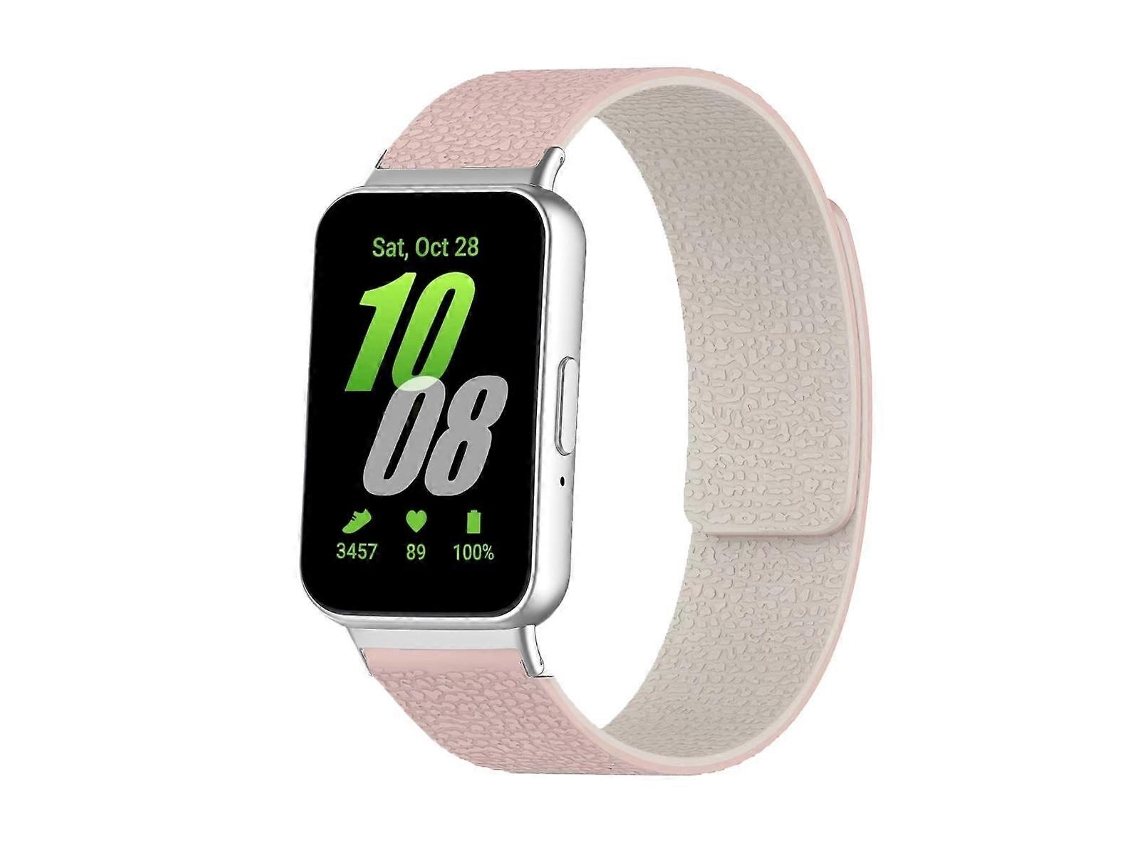 Pulsera magnética de silicona suave con textura de lichi para Samsung Galaxy Fit3