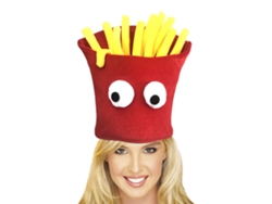 Sombrero De Papas Fritas Elegante Para Halloween, Navidad, Carnaval, Fiesta, Accesorio De Moda