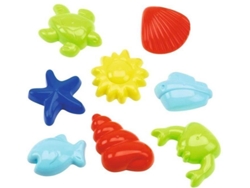 Conjunto de 8 Juguetes de Playa ECOIFFIER