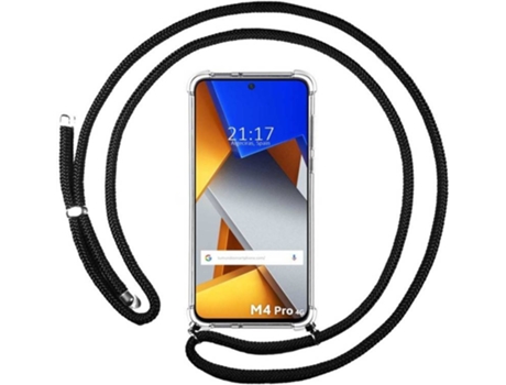 Carcasa para Xiaomi Poco M4 Pro 4G TUMUNDOSMARTPHONE Colgante Negro