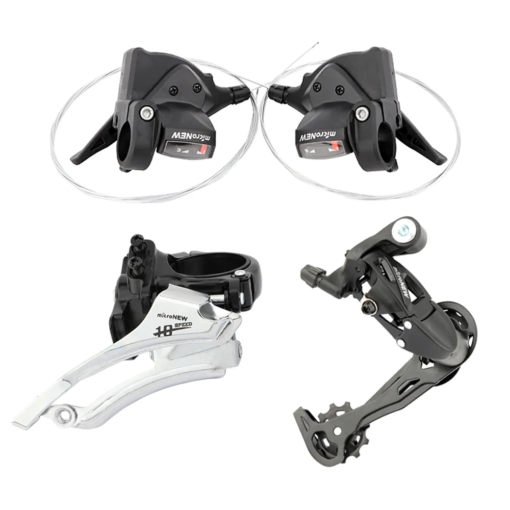 Desviador de bicicleta de montaña Micronew 3x7, 11 velocidades, palanca de cambio delantera y trasera, piezas de ciclismo vayotoy