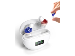 Audífonos Con Rastreador De Audio, Recargables Con Chip Dsp De Reducción De Ruido, Color Blanco