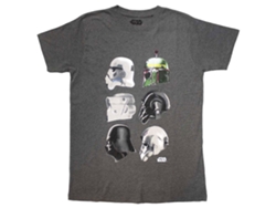 Rockinstone Star Wars Helmet Profiles Camiseta（m）