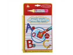 Ats-libro De Dibujo Con Agua Portátil Para Niños Libro Educativo De Pintura Letras