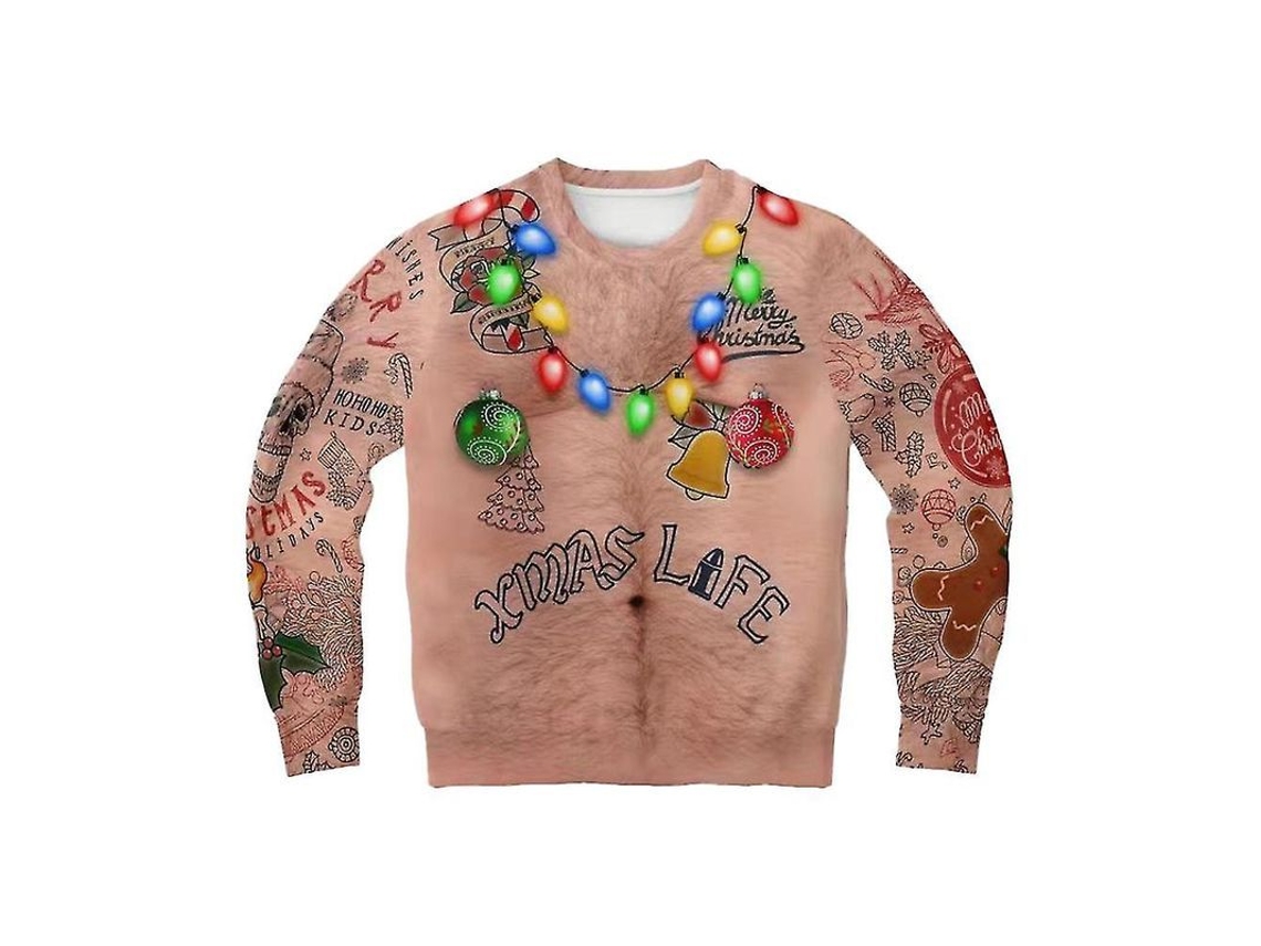 2026-suéter Feo Navideño Unisex 2023 Pullover Suave Transpirable Moda Casual Tallas S-5xl 20% Descuento
