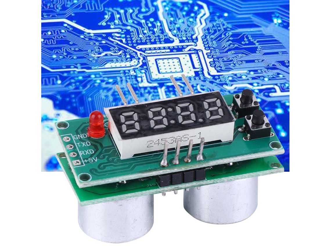 Módulo de medición de distancia ultrasónico 2026as con pantalla digital, detector de 3~20 V