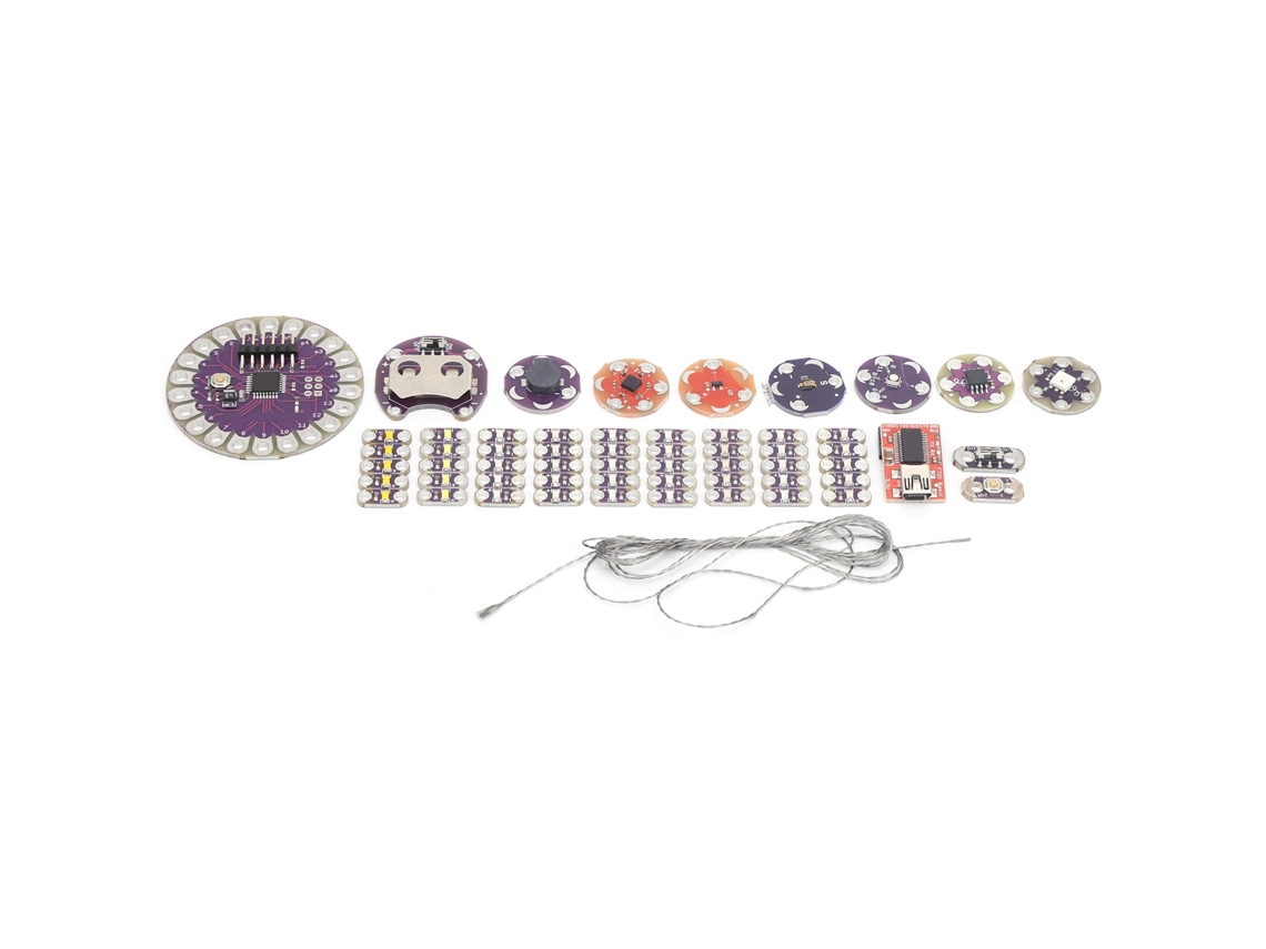 Kit Iniciación Electrónica Con Hilo Conductivo Placa De Desarrollo Suministros Industriales