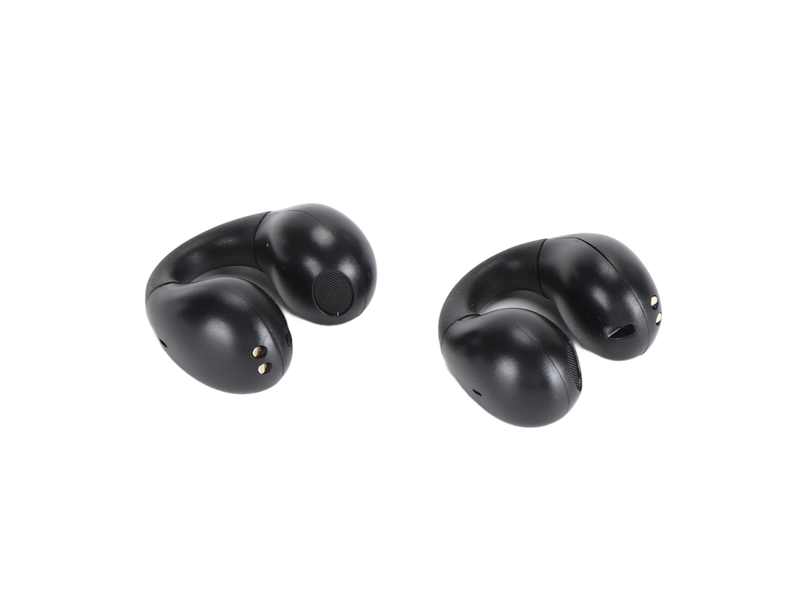 Fones De Ouvido Clip On Bluetooth 5.3 Ipx5 Impermeável Open Ear Sem Fio Para Corrida Fitness Preto