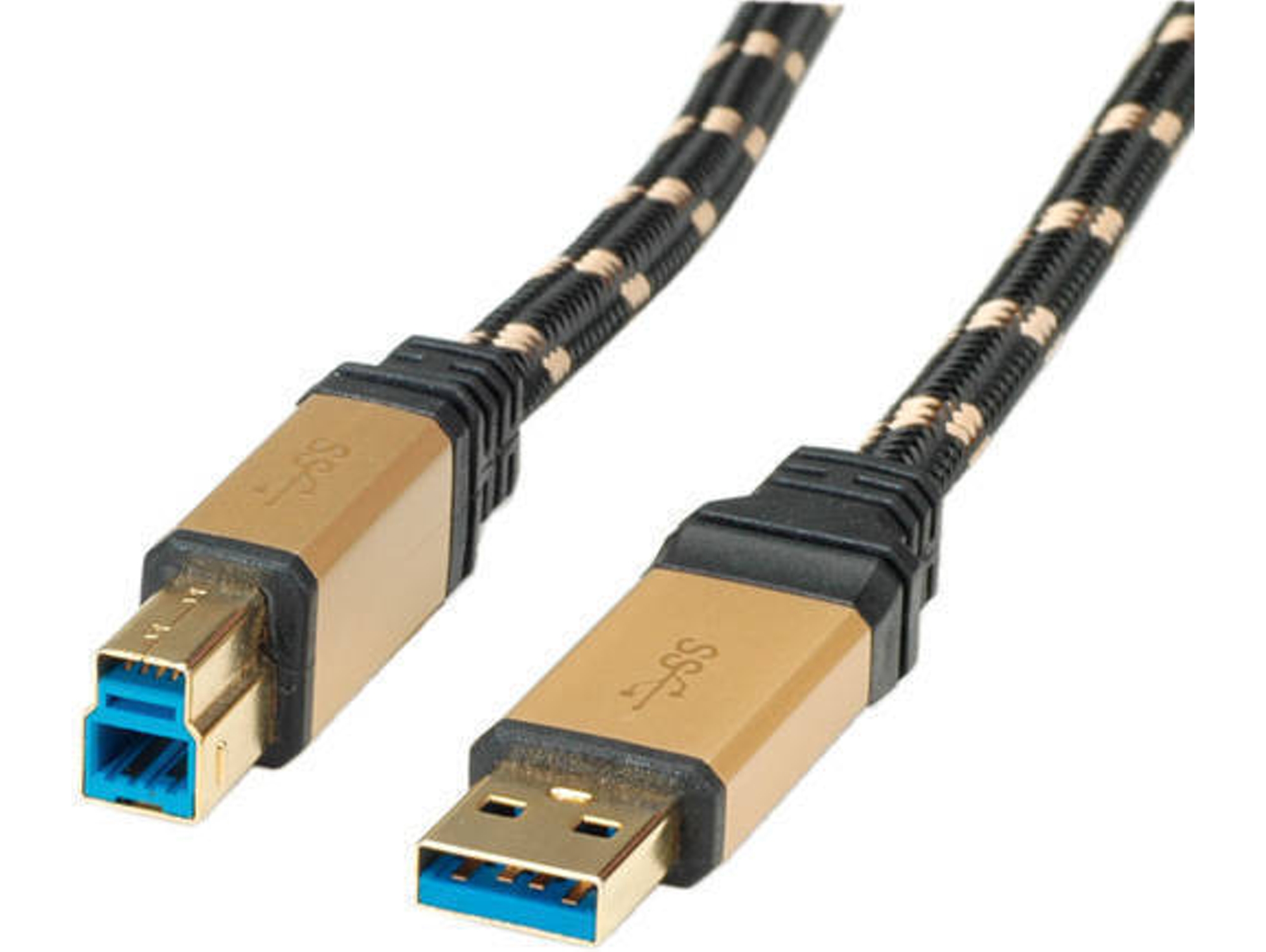 Cable USB ROLINE (USB - Negro)
