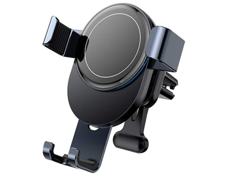 Soporte para teléfono para automóvil Cargador inalámbrico Soporte para automóvil Inteligente para montaje en rejilla de ventilación Cargador para a...