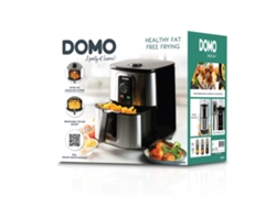 Freidoras Individuales 5 5 L 1800 W Freidora de Aire Caliente Negro Plata DOMO Do536Fr