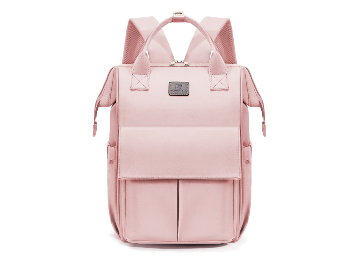 Mochila para pañales de bebé, bolsa de viaje ligera para pañales, artículo esencial para recién nacidos, color rosa Hexinyigjly