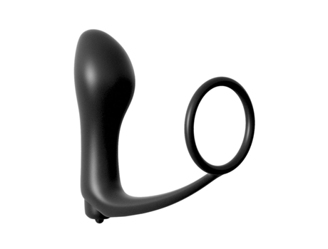 AssGasm Cock Ring con vibrante Butt Plug ANAL FANTASY