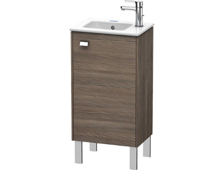 Mueble bajo lavabo DURAVIT Brioso de 42,0 x 28,9 cm 1 puerta con bisagra a la derecha 1 balda de cristal para lavabo ME by Starck 072343
