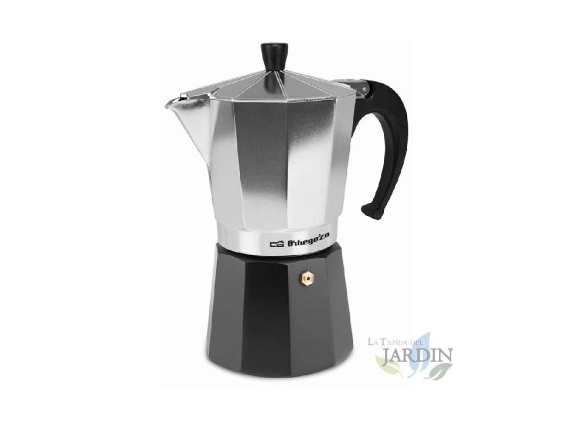 Cafetera Italiana ORBEGOZO Aluminio (12 Tazas)