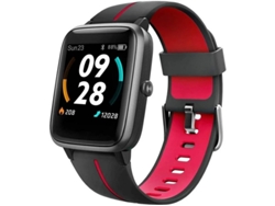 Reloj inteligente con GPS y monitor de actividad física con monitor de frecuencia cardíaca Yizhood (rojo)