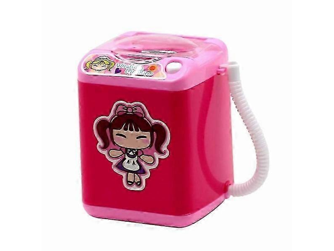 Lavadora de brochas de maquillaje en miniatura rosa. Rosewell