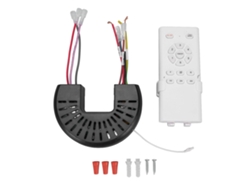 Kit De Control Remoto Universal Para Ventilador De Techo Con Luz, 6 Velocidades, Temporizador Y Receptor.