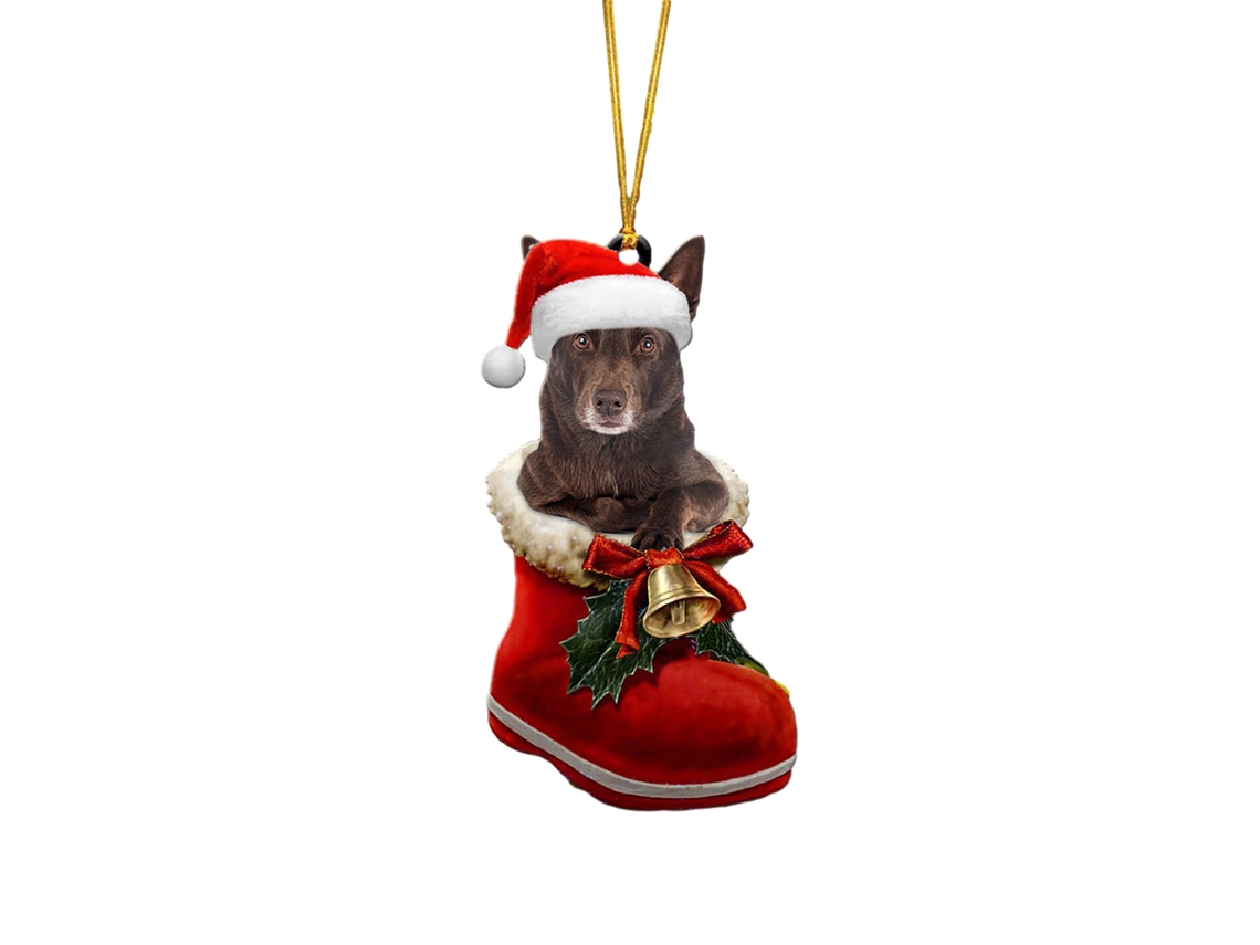 Calcetín Navideño De Dibujos Animados Para Decoración De Fiestas Y Adorno Colgante Para Regalos.