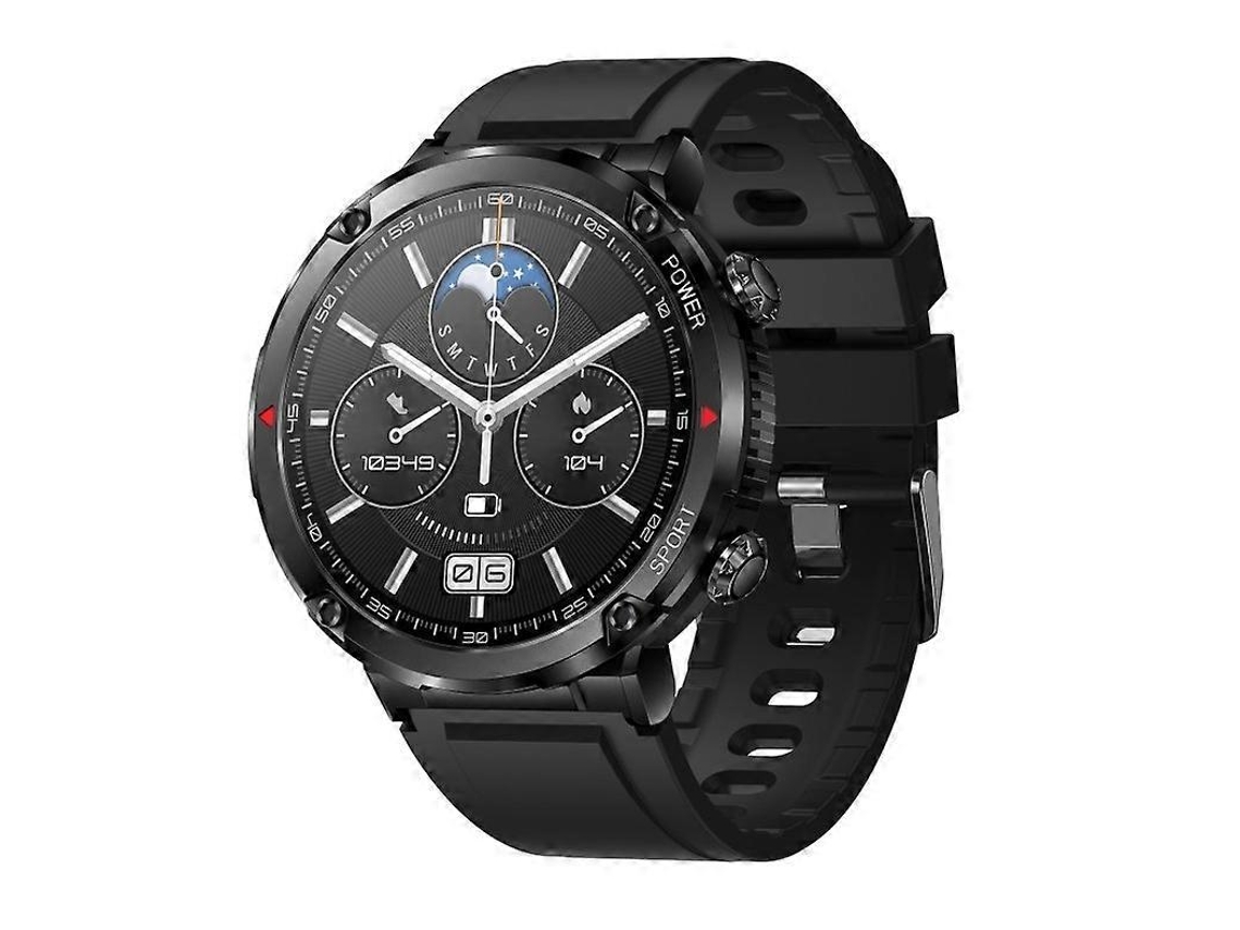 Reloj inteligente T30 de 1,6 pulgadas para deportes al aire libre, resistente al agua, con música, Bluetooth y llamadas Hengrongshen