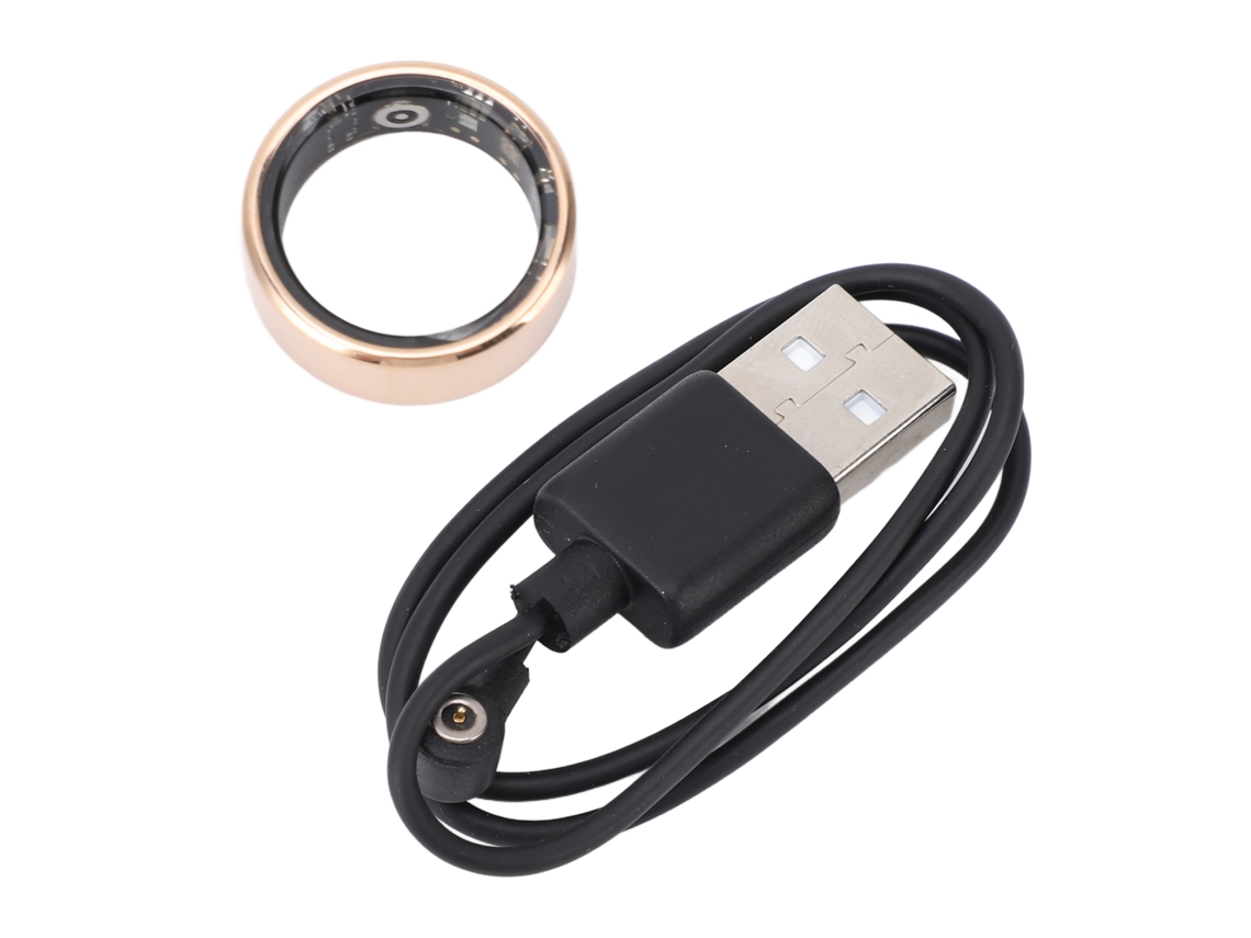 Anillo Inteligente Talla 8, Bluetooth 5.1, Ip68, Monitorización De Salud, Sueño Y Actividad Física, Oro Rosa.