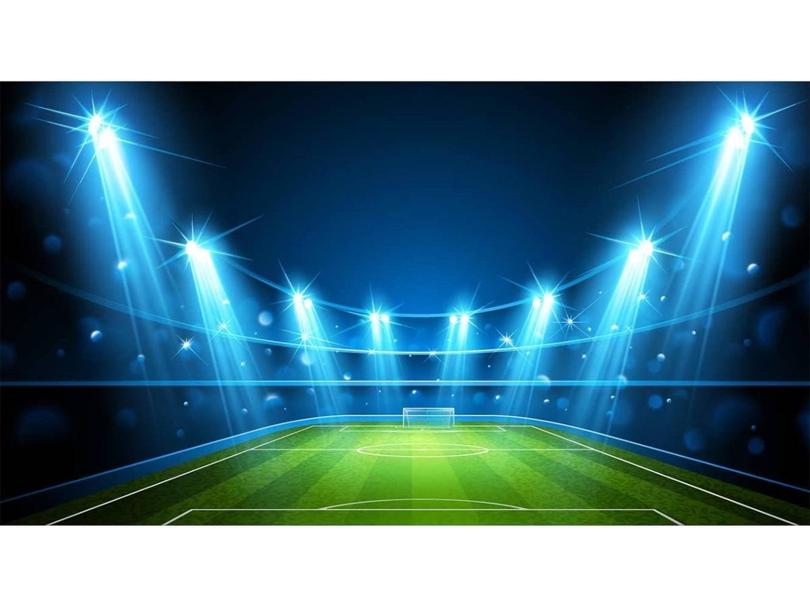 Fotomural OEDIM Infantil Campo de Fútbol (Multicolor - 200x150cm - Vinilo)