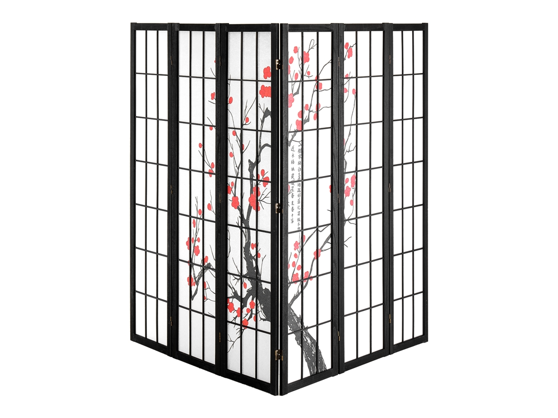 Biombo japonés Succebuy de 6 paneles para separar espacios