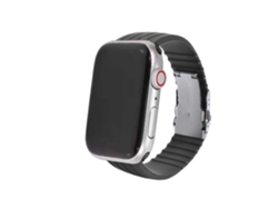 Correa de silicona adaptable a rayas para Apple Watch Ultra 49 mm gris Saisiyiky