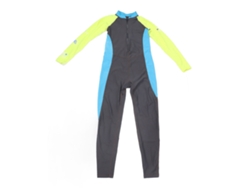 Traje de baño infantil de manga larga con protección solar UPF50+.