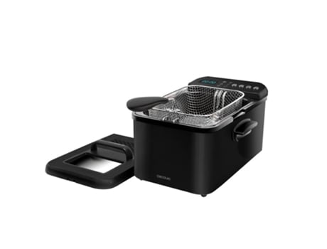 Freidora de Aceite CECOTEC Cleanfry Luxury (3.2 kg - Negro)