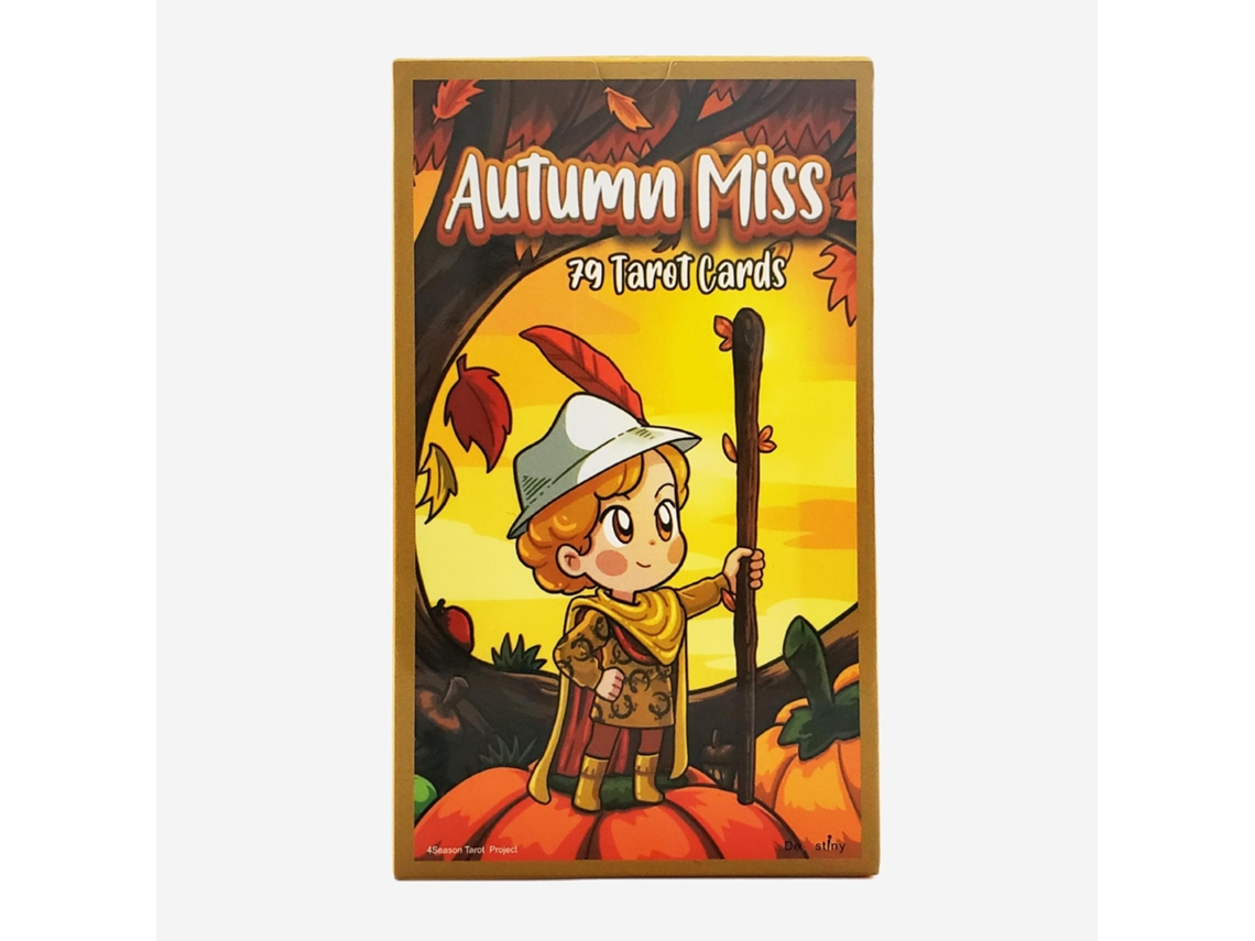 Nuevo Juego De Cartas De Tarot Autumn Miss De 12*7 Para Niñas - Modelo Popular
