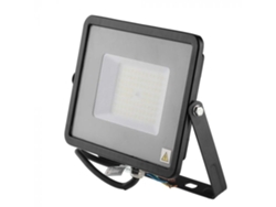 Proyector LED Samsung SMD de 50 W, 6500 K, con chip, cuerpo negro y cristal gris, V-Tac