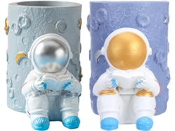 Besportble Stobaza De Resina Con Diseño De Astronauta Y Escritorio Decorativo 11,50 X 9,00 X 6,00 Cm Pulgad...