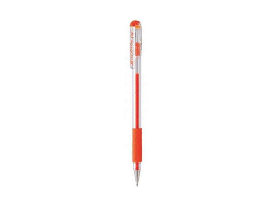 Roller Pentel K116 Gel Grip Laranja
