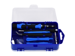 Kit De Destornilladores Magnéticos Multifuncionales De Alta Precisión 115 En 1 Para Reparación Electrónica - Azul