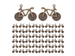 50 Piezas De Llaveros Colgantes Para Bicicleta, Accesorios De Joyería Diy, Pulseras Y Collares Decorativos