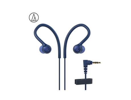 Auriculares Original Audio-Technica Ath-Sport10 Fon Music con Ipx5 Impermeable para Huawei Xiaomi Azul