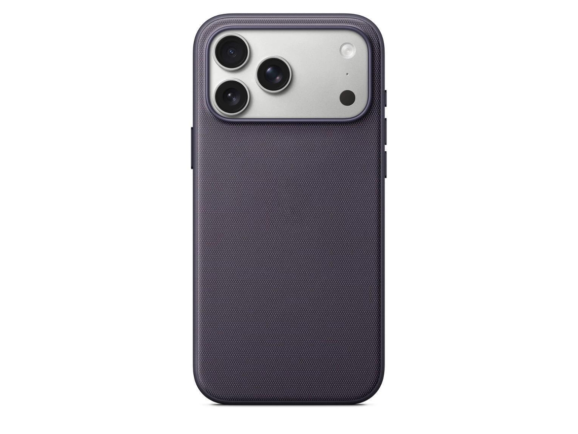(apple 17 Pro Max Morado) Textura Tejida - Compatible Con Carga Magnética - Funda Blanda Con Protección De Bordes