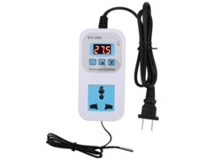 Controlador De Temperatura Digital Inteligente Ajustable Wt-1001 De 10 A Con Toma De Corriente