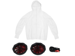 Chaqueta con aire acondicionado para hombre, 2 ventiladores, 3 velocidades, USB 12 V