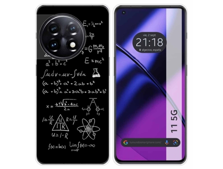 Funda Silicona para Oneplus 11 5G diseño Formulas Dibujos