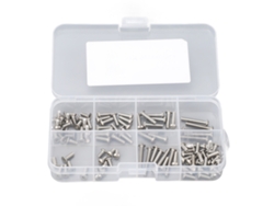 Juego De Tornillos Hexagonales De Acero Inoxidable M3 Para Kit De Coche Rc Xv 02 Con 101 Piezas