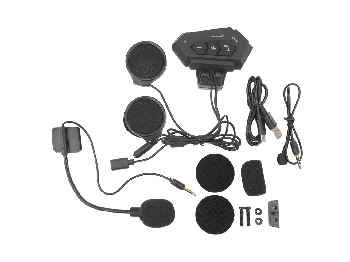 Vlrla-auriculares Bluetooth Para Moto 2000mah Inalámbricos Impermeables Para Casco De Motocicleta