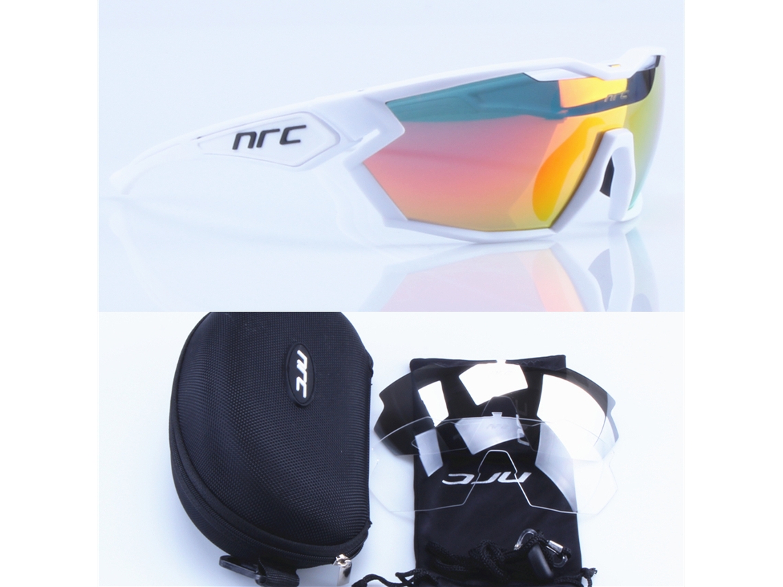 (estilo E) Gafas De Ciclismo Unisex Con 3 Lentes, Protección Uv400