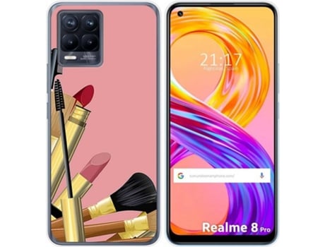 Carcasa Realme 8 4G / 8 Pro TUMUNDOSMARTPHONE Brochas Multicolor