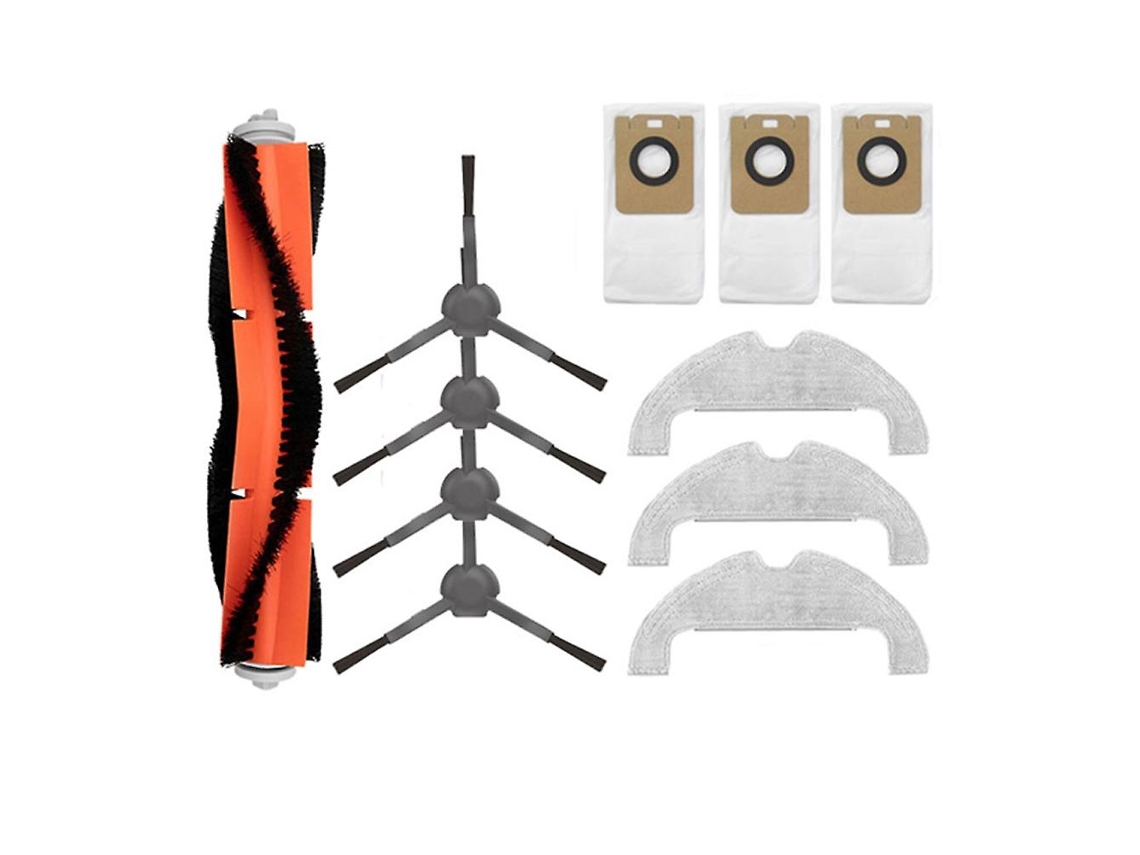Rolo escova lateral esfregão almofadas saco de pó para xiaomi mijia stytj05zhm