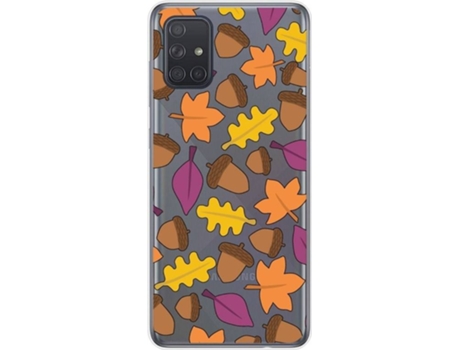 Carcasa Samsung Galaxy A71 TUMUNDOSMARTPHONE Dibujos Transparente Multicolor